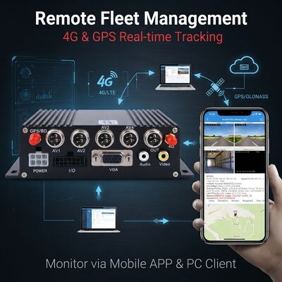 DVR Mobile a 4 canali con localizzatore GPS e telecamera per auto 1080P per sistema di sicurezza autobus