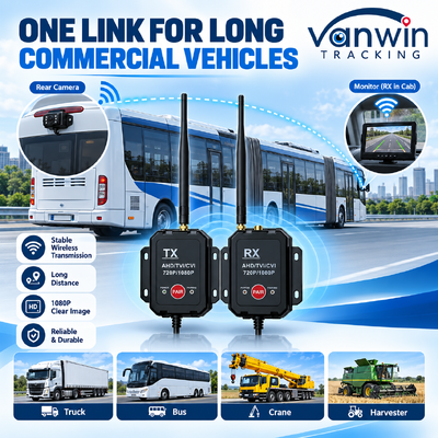 2.4G trasmettitore wireless ricevitore AHD adatto per camion autobus camion telecamera trasmettitore dispositivo wireless