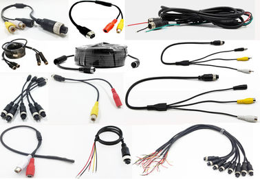 4 audio DVR lunghezza del cavo 23cm di Pin Aviation Connector Cable BNC RCA