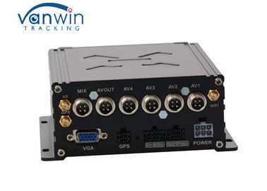 4 videoregistratore 4G LTE H.265 8V-36V della rete della macchina fotografica DVR del veicolo di CH 1080P HD