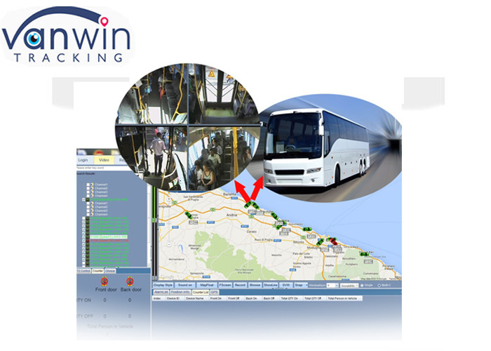 4ch 8ch AHD 1080P HDD SD Bus scolastico GPS dvr auto Video Monitoring System