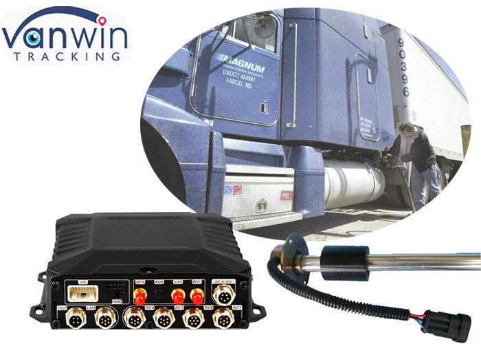 4ch Wifi GPS Vehicle Fuel Tracking HD Mobile DVR con alimentazione 8V-36V e alta capacità