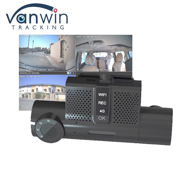 Box nero per auto portatile 2CH con funzione GPS 3G/4G WIFI per taxi