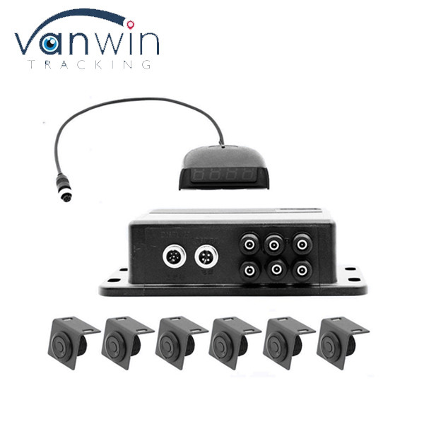 Sistema di sensori di parcheggio per camion con grande schermo a LED, con gamma di rilevamento di 3 e 0,3-3,5 M