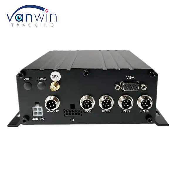 4CH MNVR con HDD SSD Supporto 4G GPS WiFi per il monitoraggio remoto della rete dei veicoli