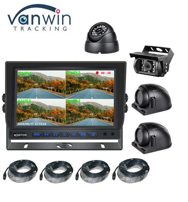 9inch AHD Car HD Screen Bus Security Ahd 960P Quad View Car Monitor Per Truck Trailer