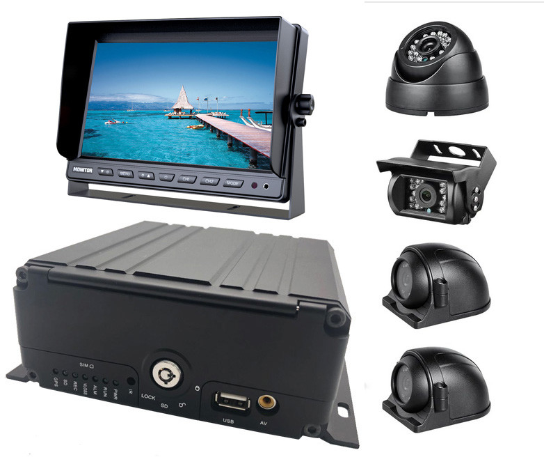 Sistema di registrazione video mobile 4 canale 1080P H.265 HDD AHD Video registratore per veicoli per auto per camion autobus camper van