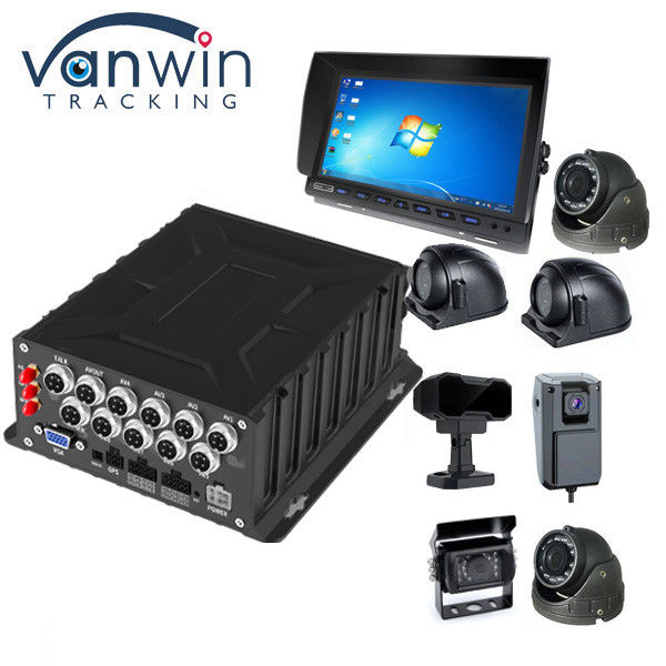 Nuovo arrivo 8CH 1080P HDD Mobile DVR con chip Hisilicon, supporto 4TB di archiviazione HDD, 4G GPS WIFI