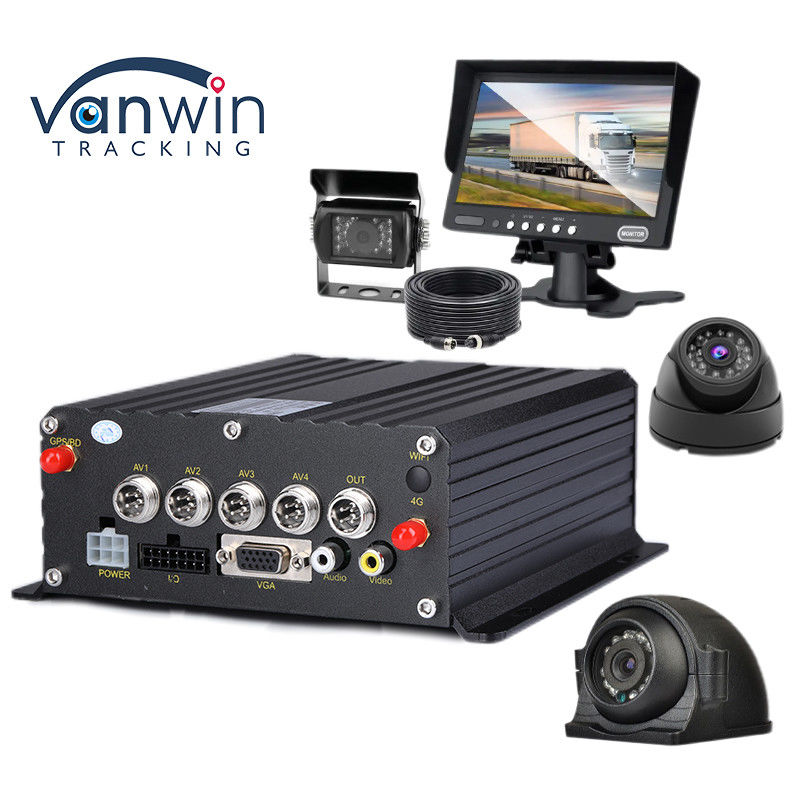 4CH 1080P H.265 scheda SD Mobile DVR GPS Tracker per auto strumento di registrazione