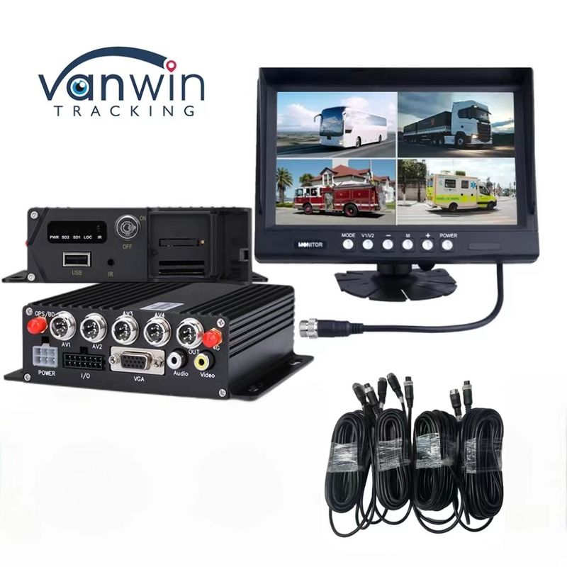 Smart 4CH/8CH H.265 SD 1080P Mobile DVR per ricerca video e gamma di temperatura da -20C a 70C