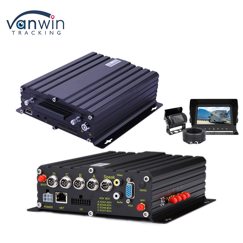 H.265 4CH HD Vehicle Mobile DVR 1080P AI Car Recorder con ingresso di allarme