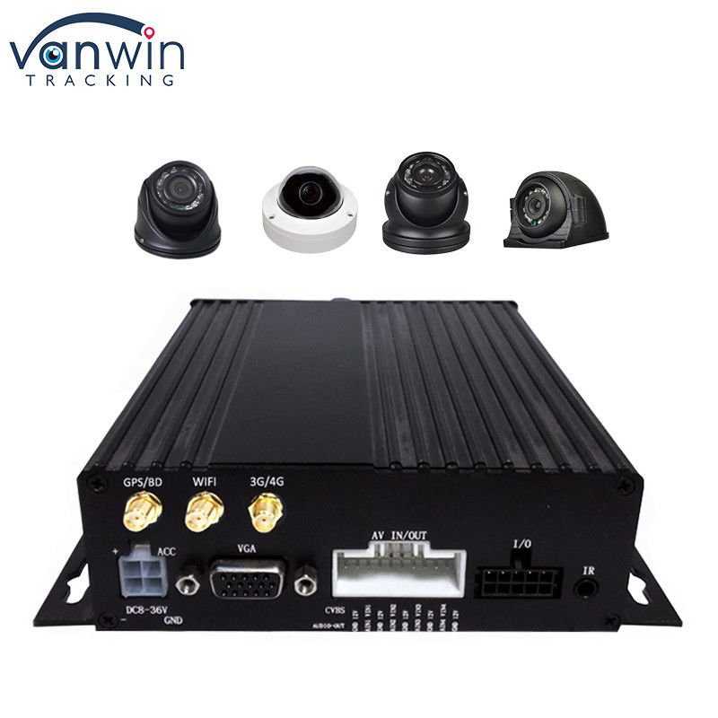 GPS 1080P HD 4CH Mobile DVR SD Card Samrt WIFI Autobus Veicolo Registratore video digitale