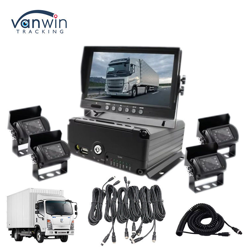 Auto Black Box Camera Auto DVR SIM SD Card Truck Car Recording Instrument MDVR Camere anteriori e posteriori utilizzate per la bus box
