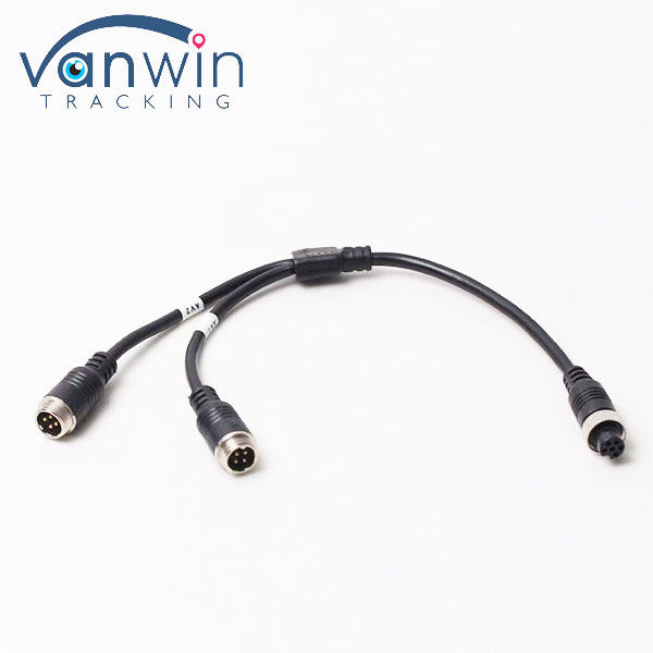 Cable di adattamento per l'aviazione da 6 pin femmina a doppio 4P maschio per il sistema di sicurezza del veicolo