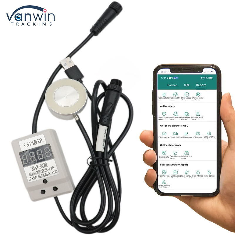 Monitor del carburante del camion Sistema di posizionamento globale Tracker del livello del serbatoio del carburante Sensore del livello del carburante Sensore della temperatura