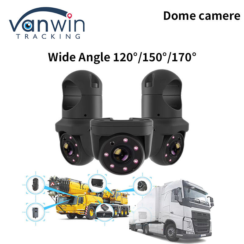 Mini AHD 6 luci IR IP69K Fotocamera a cupola impermeabile per autocarri con controllo notturno