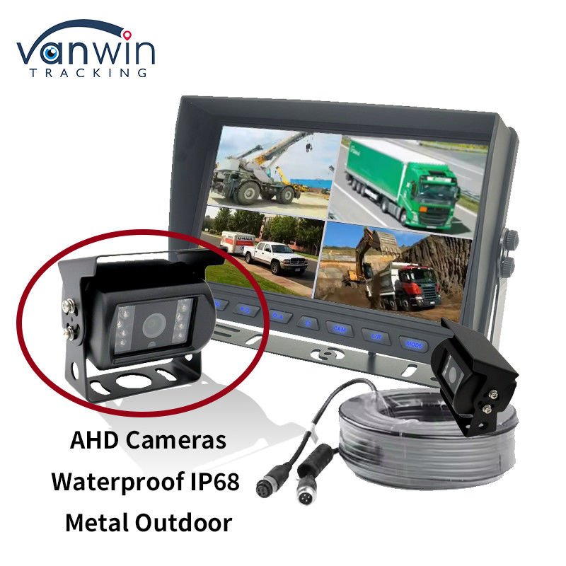 Telecamera di sorveglianza auto ad angolo ampio IP68 1080P AHD per autobus, camion, rimorchio, furgone, veicolo