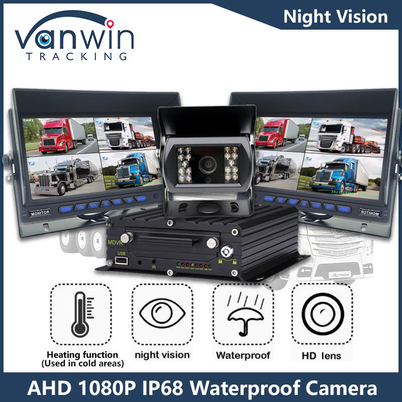 1080P AHD IP68 Camera di sorveglianza auto IR di visione notturna Camera veicolo per autobus camion