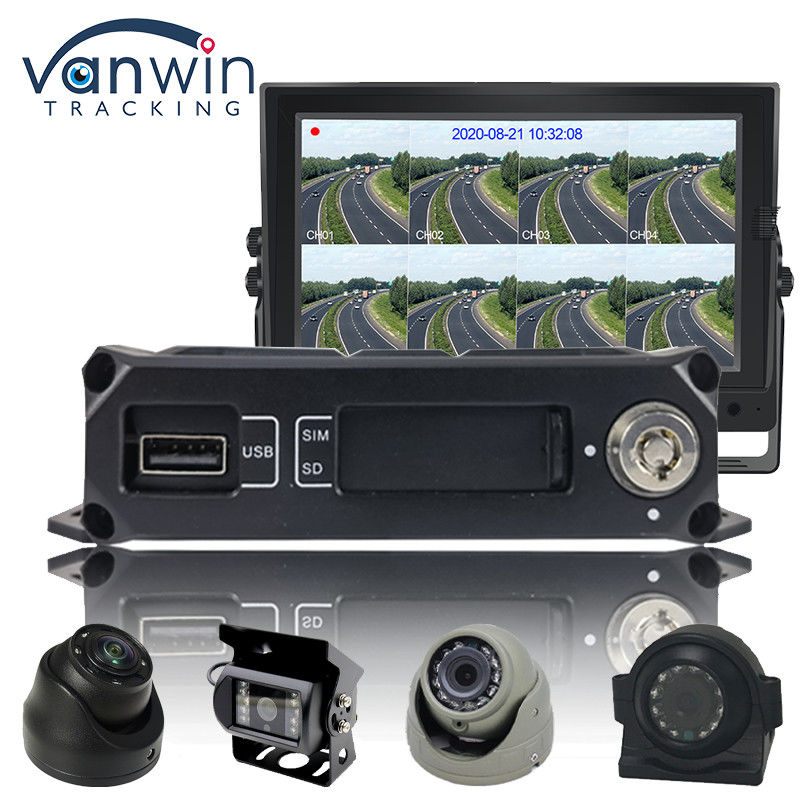H.264 4CH HD 1080P Mobile DVR 4G GPS WIFI SD Card MINI MDVR per il monitoraggio video delle auto