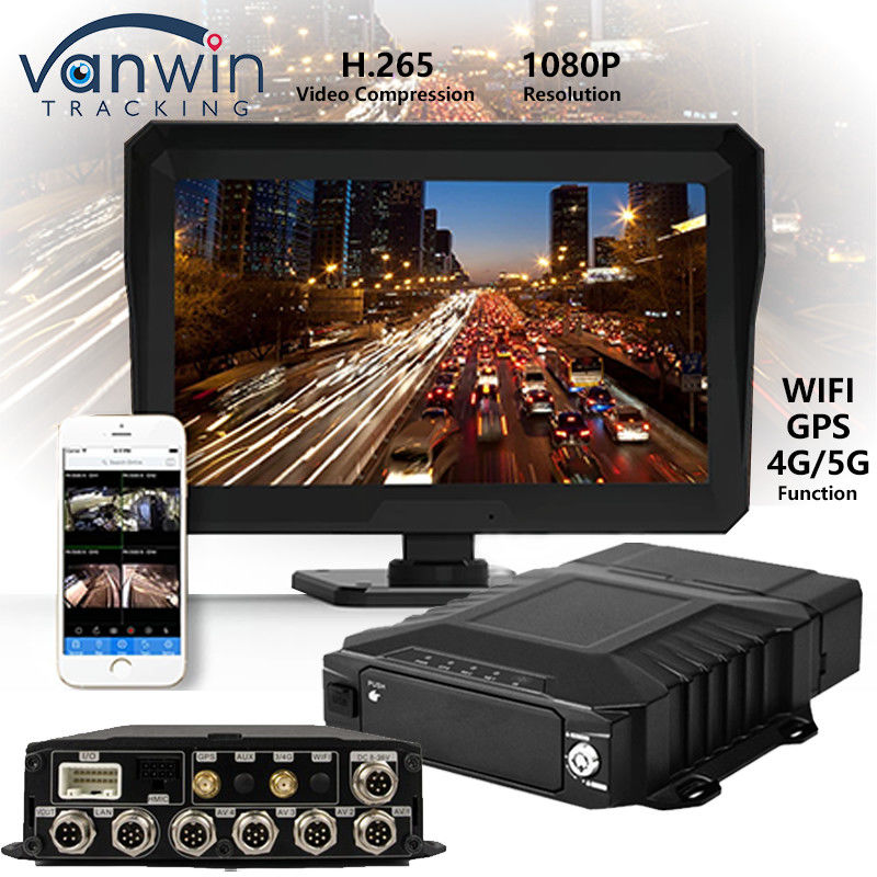 8CH 1080P AHD HDD Mobile DVR con 4G GPS MDVR Recorder Truck Security Monitor Alarm System