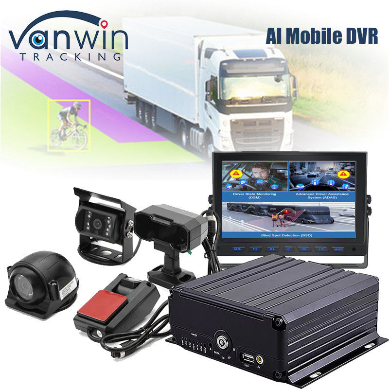 4CH 1080P AI Funzione Mobile DVR ADAS DMS Kit DVR 4G GPS SD HDD MDVR sistemi Veicolo