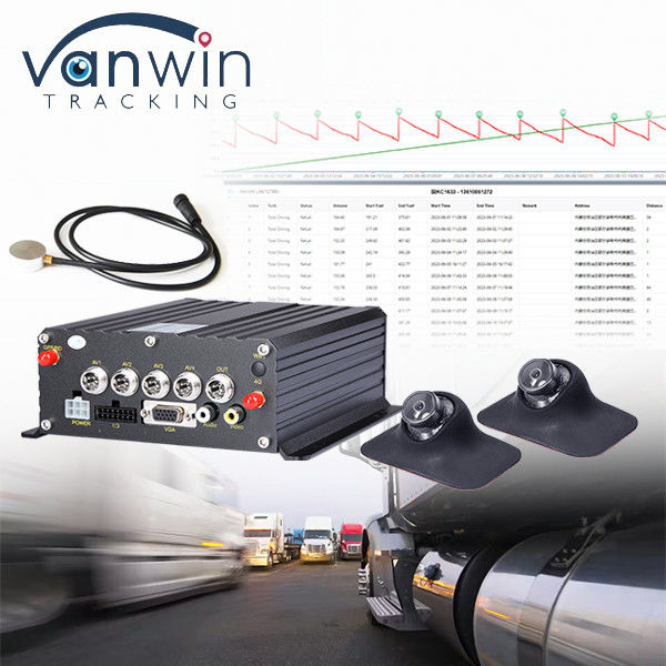 Easy Intall Veicolo Cctv MDVR Ultrasuoni Fuel Oil Diesel Liquid Level Monitoring Monitoring della flotta
