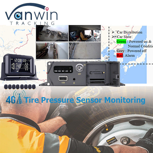 AHD 1080P supporto monitoraggio del livello di olio e della pressione dei pneumatici videoregistratore MDVR a 8 canali per camion/veicoli logistici