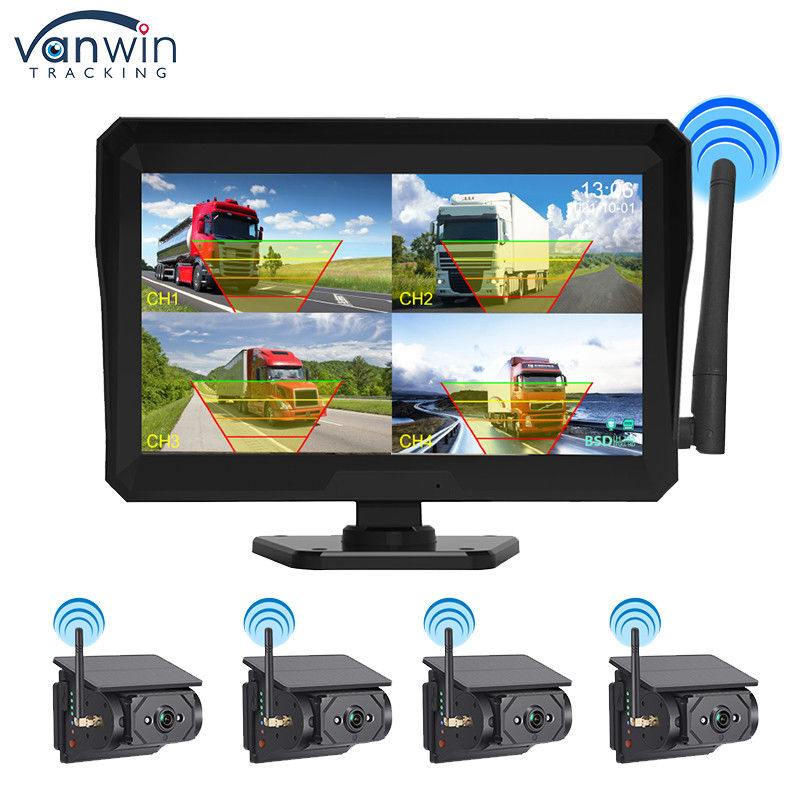 10.1 pollice 1080P Wireless Car Monitor Camera Kit Night View Funzione Camera Split Monitor