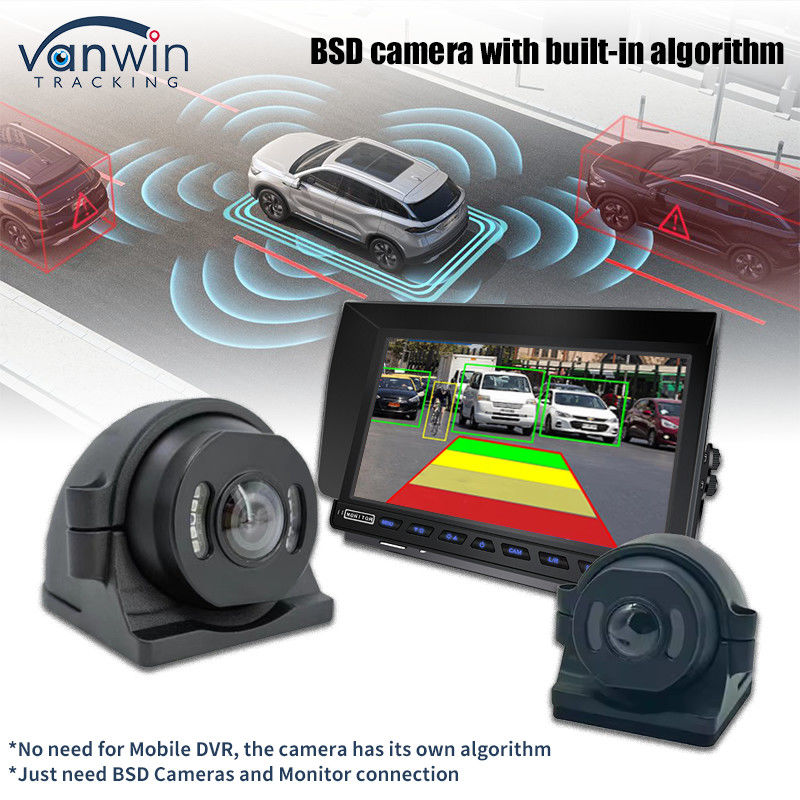 Fotocamera BSD HD 1080p con algoritmo integrato di rilevamento dei pedoni con allarme acustico