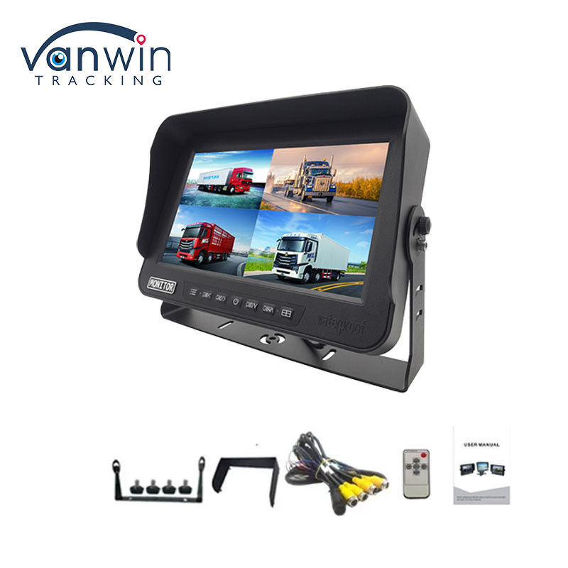 10.1 pollice AHD 1080P MDVR Monitor 4 Canale Full HD Impermeabile Split Display Monitor Per Veicolo