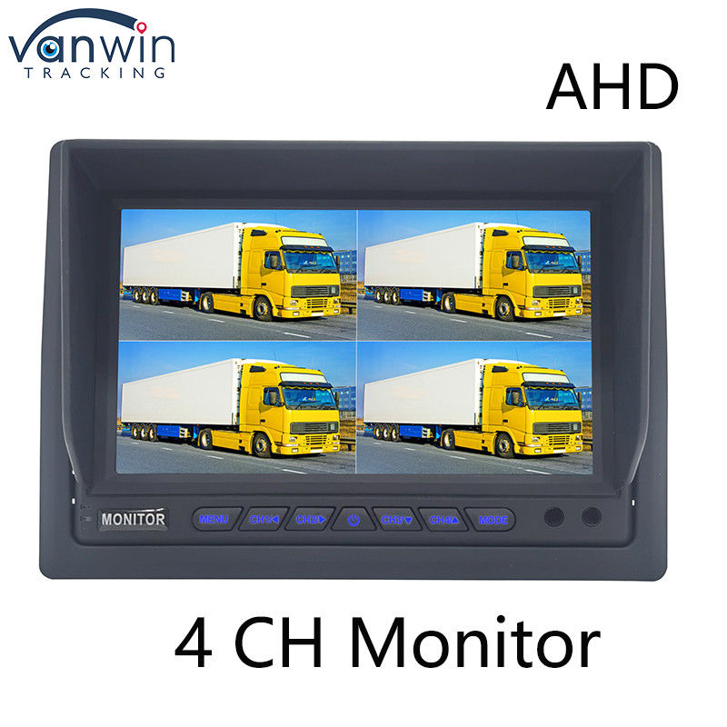 AHD Monitor 4 Canale 7 Pollici Full HD1080P MDVR Split Display Monitor Automatico Per Veicolo