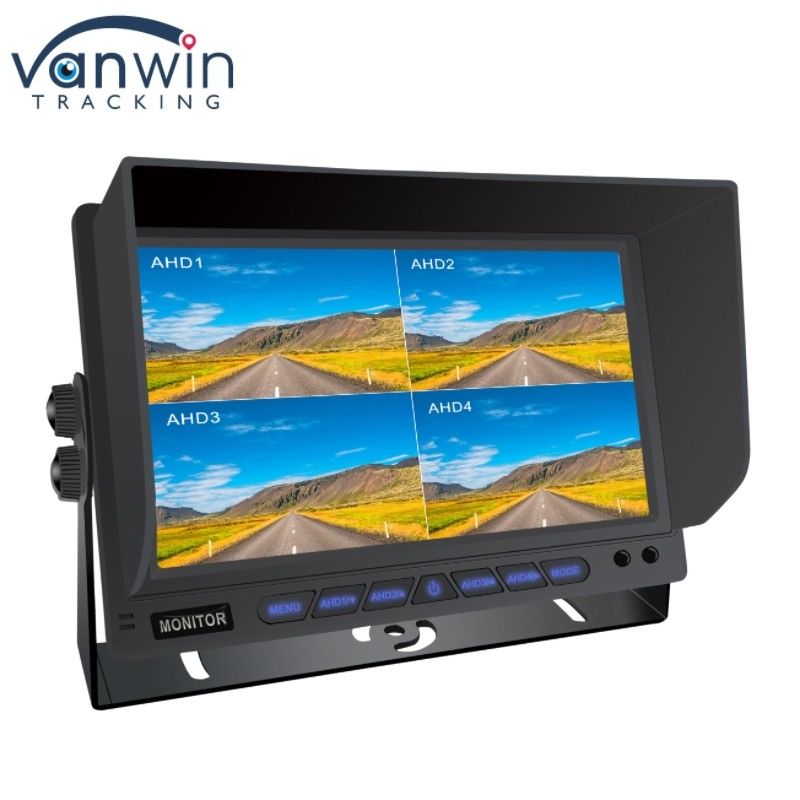 Sistema di monitoraggio del display del veicolo AHD Quad-Channel Split Car Monitor