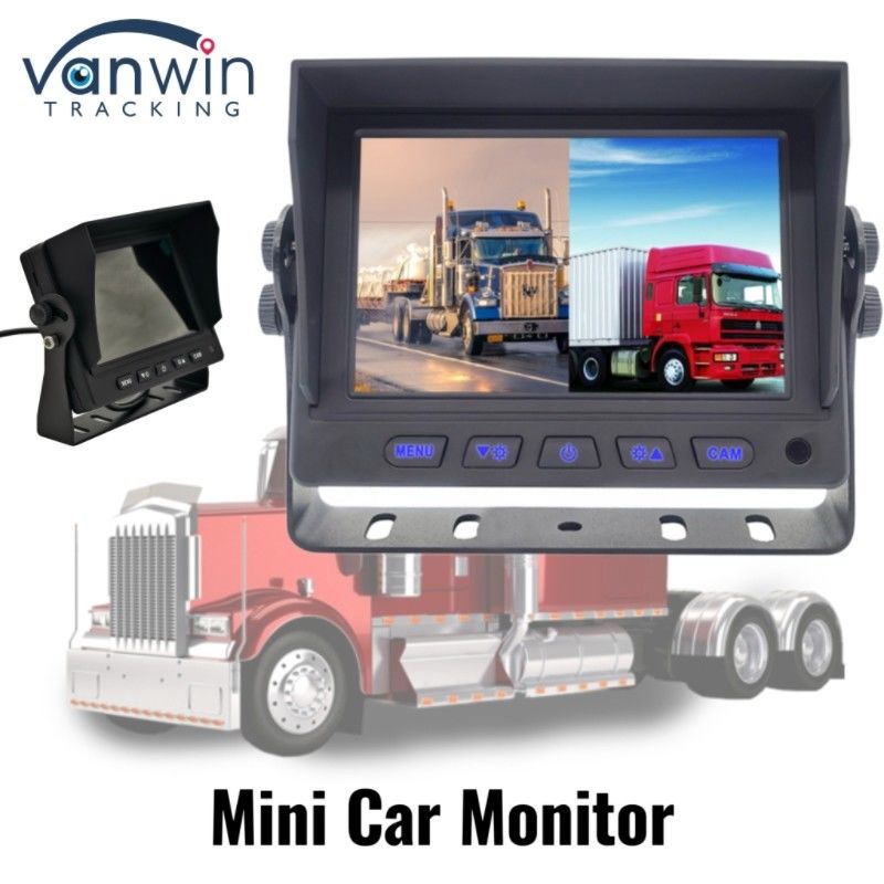 Mini Monitor per auto ad alta definizione da 5" Display autonomo per taxi e autobus