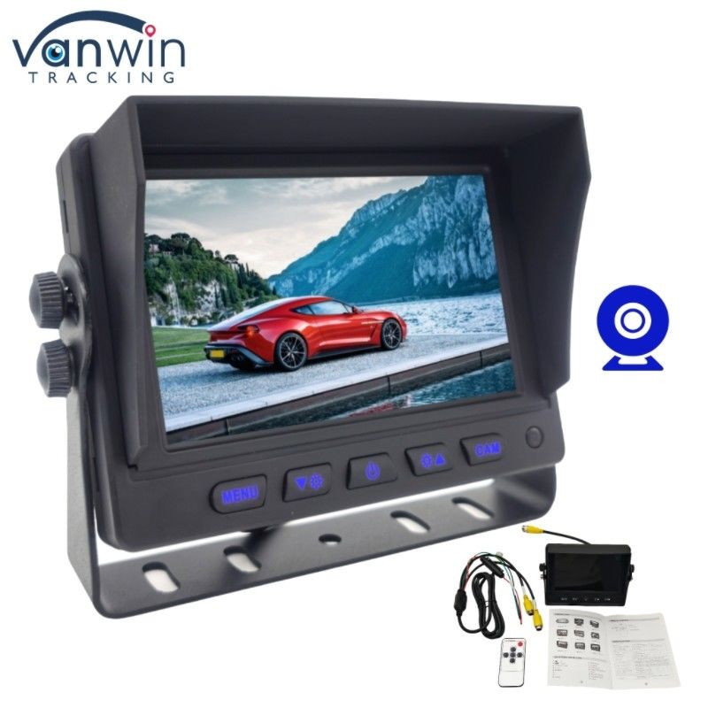 Mini Car Rear View Monitor 5 Inch In-Car High Definition Display Per Taxi Bus Truck RV
