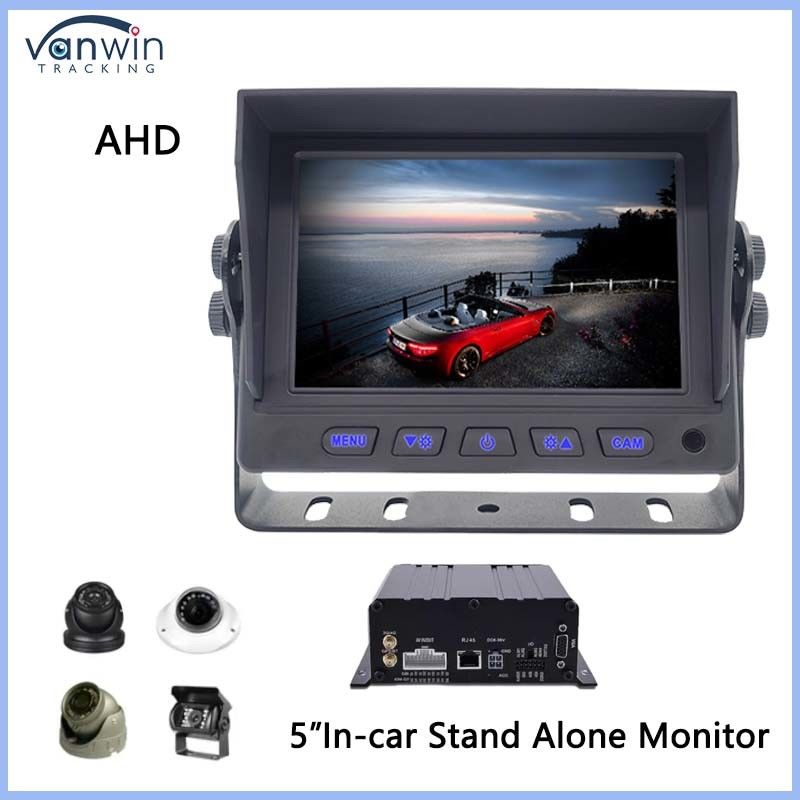 5 pollici AHD LCD Car Monitor Display digitale per veicoli USB GPS per auto camion