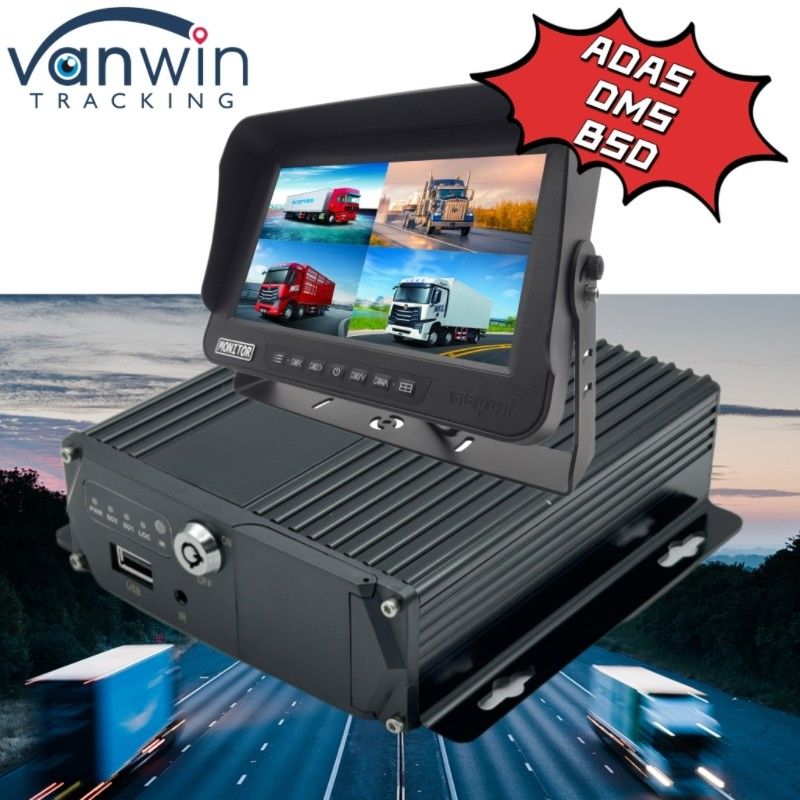 1080P AI MDVR Vehicle Monitoring System 8 CH High Definition Recorder per la flotta di autobus e camion
