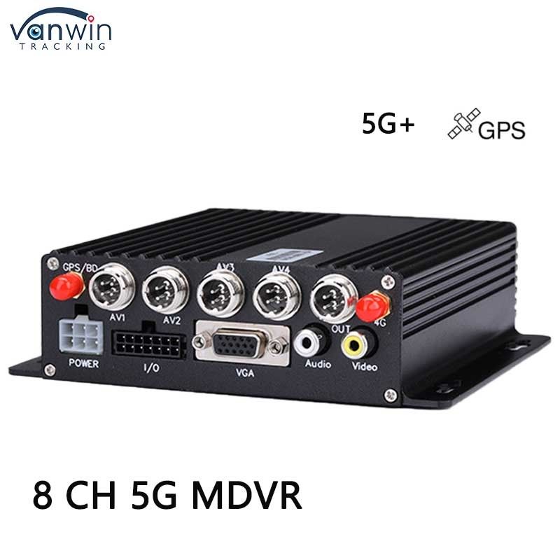 DVR per auto a 8 canali con 5G GPS AHD 1080P Fotocamera Registratore video per autocarri