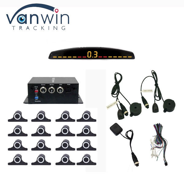Auto Parktronic LED Parking Sensor con 16 sensori Reverse Backup Auto Parking Monitor Detector System Backlight