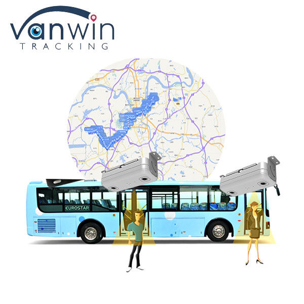 Conteggio automatico dei passeggeri dei due autobus e 6CH ADAS DMS HDD SD GPS 4G MDVR con sistema di monitoraggio remoto
