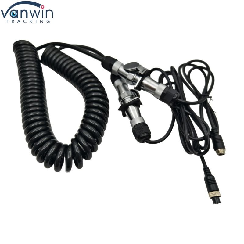 Cable di rimorchio impermeabile a 4 pin 12V telecamera elettronica per camion doppio autobus trattore telecamere retrovisore