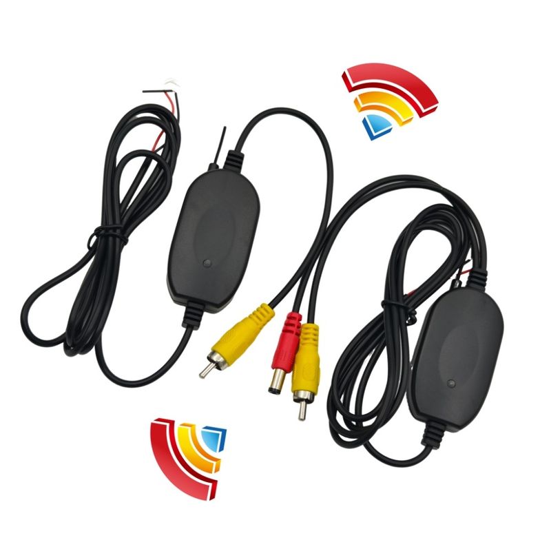 Trasmettitore e ricevitore wireless per auto, segnale e immagine stabili per telecamera di retromarcia