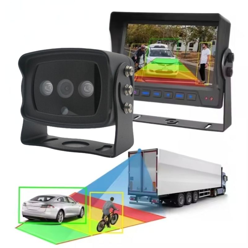 Algoritmo integrato di rilevamento del punto cieco Camera BSD Auto ausilio di retrocesso Percorso pedonale rilevamento del veicolo allarme acustico