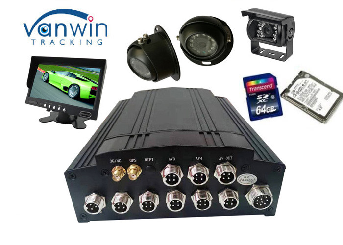 RJ45 4G Mobile DVR Fotocamere analogiche 4 canali 2.5" SATA Digital Video Recorder