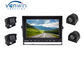 Video monitor DVR 12~24V di 4CH 1080P dell'automobile LCD robusta del quadrato con 4 input di Manica HD