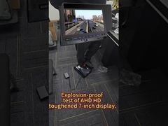 4 canali AI Monitor impermeabile a prova di esplosione 10 pollici AHD Display per veicoli meccanici