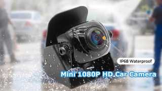 Soluzione di sicurezza compatta per telecamera retromarcia per auto Mini 1080P AHD